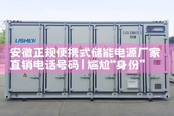 安徽正规便携式储能电源厂家直销电话号码|艾薇特